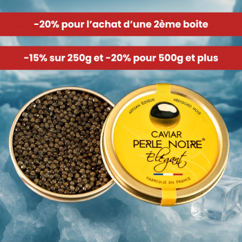 "Elegant" Caviar Perle Noire