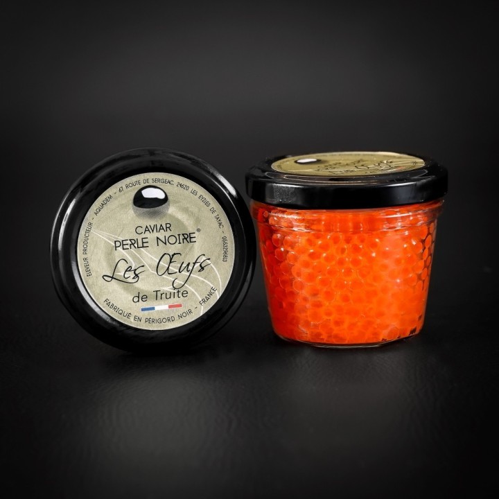 Œufs de Truite Nature – Caviar Perle Noire en Dordogne (24)