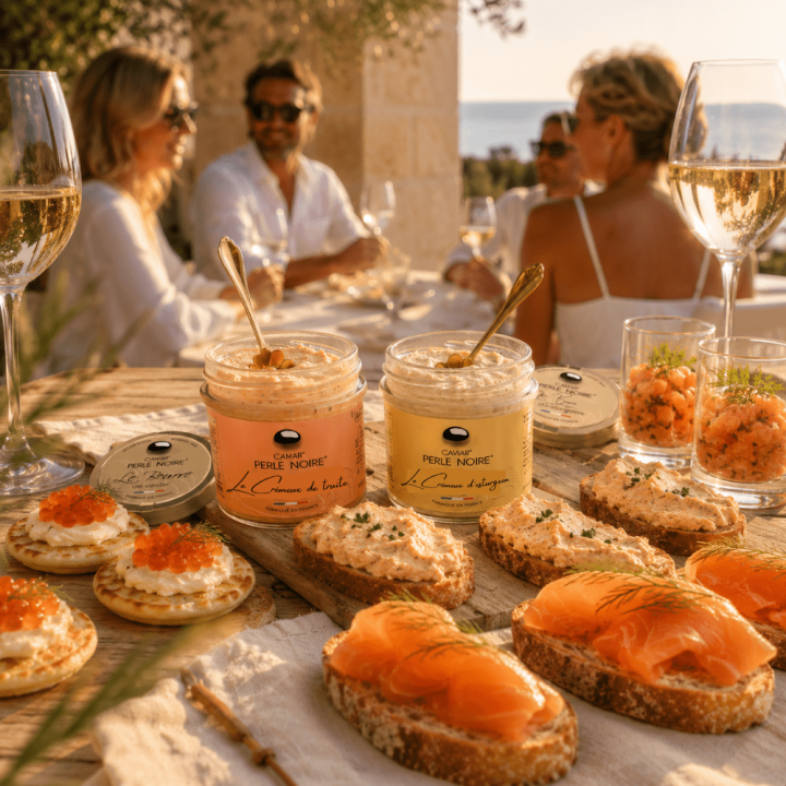 Crémeux de Truite du Périgord – Caviar Perle Noire (24)